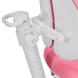 Комплект Anatomica Genius парта + кресло + надстройка + выдвижной ящик + подставка для книг белый/розовый с розовым креслом Armata Duos