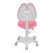 Комплект Anatomica Genius парта + кресло + надстройка + выдвижной ящик + подставка для книг белый/розовый с розовым креслом Armata Duos
