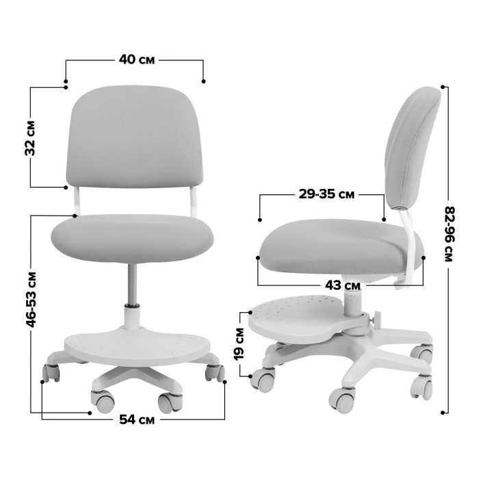 Характеристики Детское кресло Anatomica Liberta Характеристики Детское кресло Anatomica Liberta